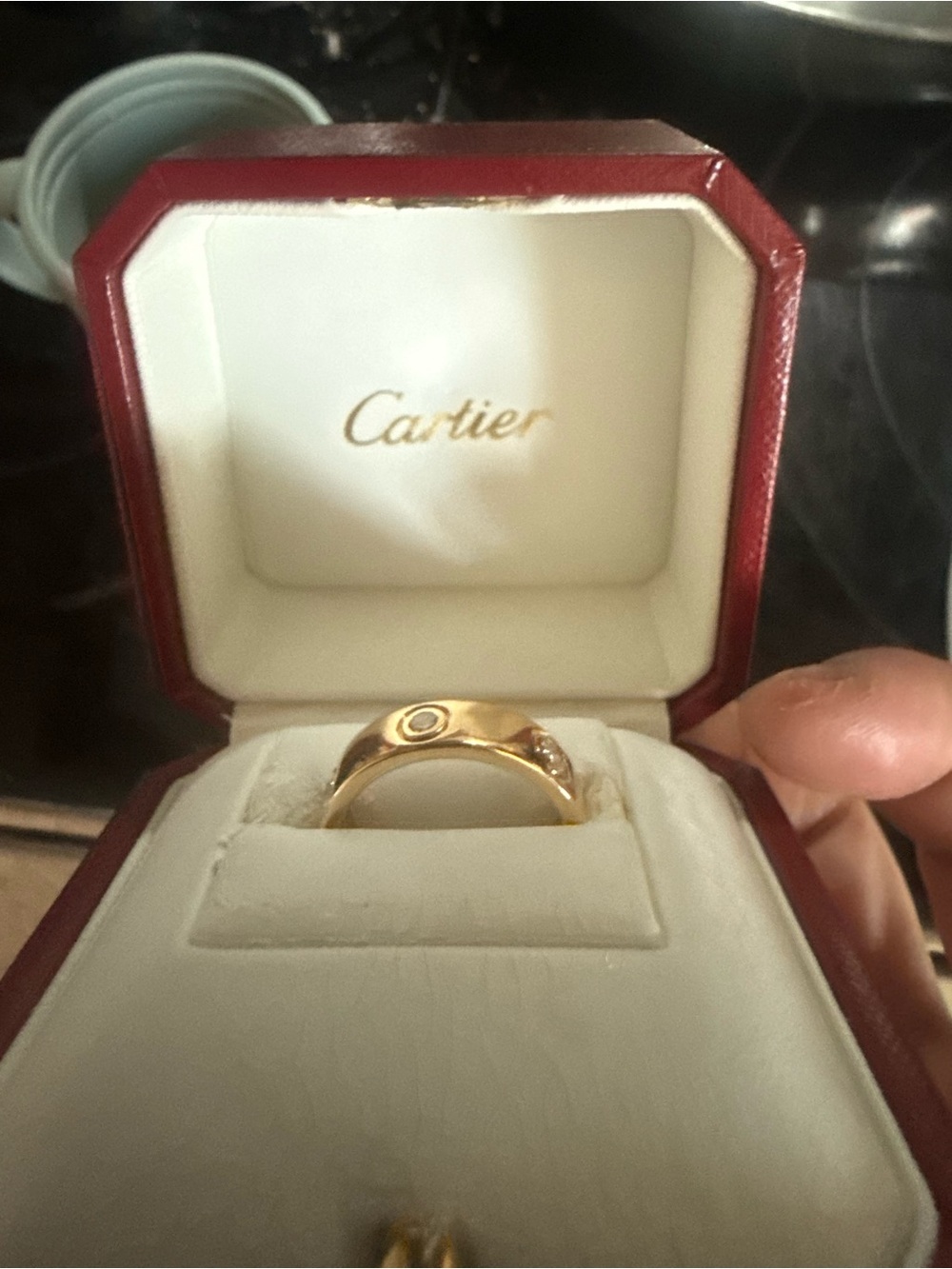 Cartier Yellow Gold Diamond Band